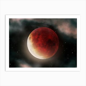 Blood Moon Art Print