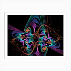 Digital Art, Abstract Art, fractal art - 010 Art Print