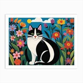 Cat portrait  Art Print