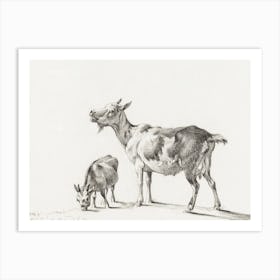 Goats, Jean Bernard Art Print