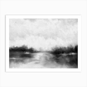 Black & White Landscape Study 1 Art Print