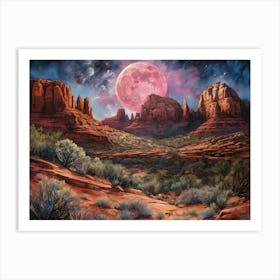 Night in Dessert Art Print