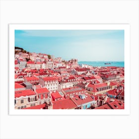View On The Roofs Of Lisbon Art Print
