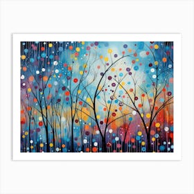 Abstract Of Trees Art Print