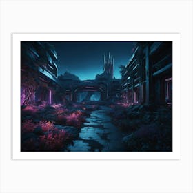 City At Night Art Print