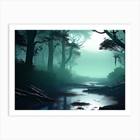 Dark Forest 2 Art Print