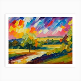 Landscape Painting 12 Art Print