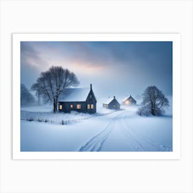 Winter Landscape 3 Art Print