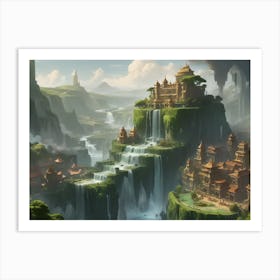 Fantasy Landscape Art Print