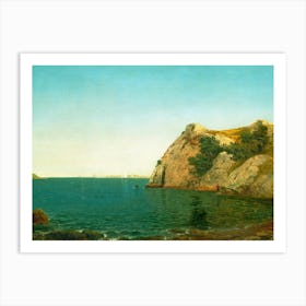 Vintage Painting View Of The Sea 2 Art Print