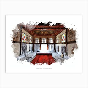 Zekate House, Gjirokastra, Albania Art Print