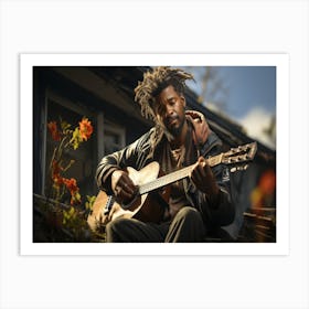 Acoustic Guitar 6 Art Print