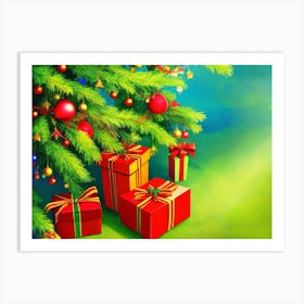 Christmat Gifts 3 Art Print