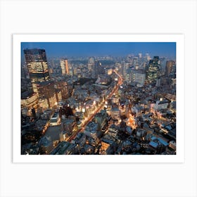 Tokyo City Japan Art Print