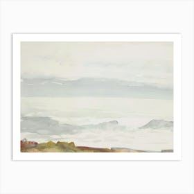 Soft Muted Seascape Art Print