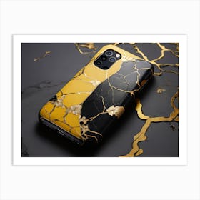 Mobile Phone Case Kintsugi Art Print