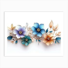 Flower Wall Art 6 Art Print