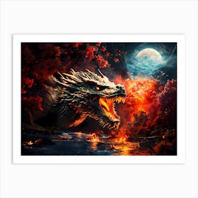 Dragon Lake Art Print