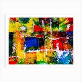 Acrylic Extruded Painting 144 Art Print