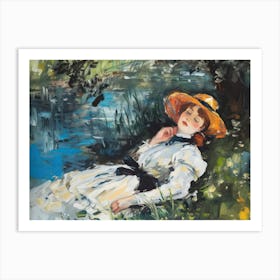 Contemporary Artwork Inspired By Edouard Manet 3 Art Print