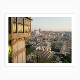 Genova_view From The Top Of A Building Art Print