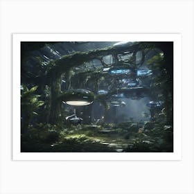 Alien Forest Art Print