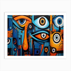 Eye Of The Tiger 8 Art Print