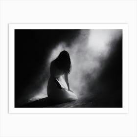 Woman In The Dark Art Print