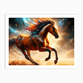 Creative Horse Beauty Illustration Nr 36 Art Print