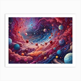 Eternity In Space Art Print