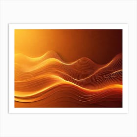 Abstract Wave Pattern 4 Art Print