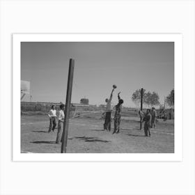 Untitled Photo, Possibly Related To Volleyball Game At The Annual Field Day At The Fsa (Farm Security Administration) Art Print