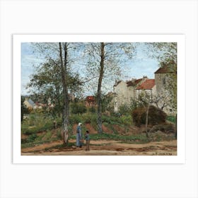 Landscape At Louveciennes (Autumn) (1870), Camille Pissarro Art Print