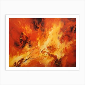 Flames Art Print