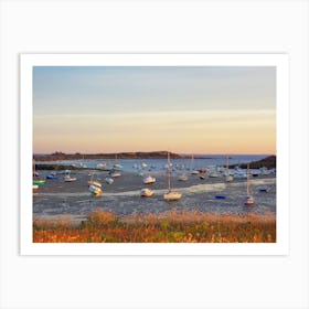 Sunset At The Bay Art Print