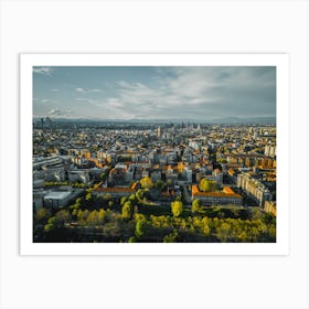 Milan City Skyline Print | Wall Art Art Print