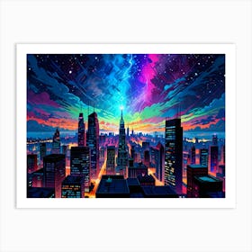 Cityscape 3 Art Print