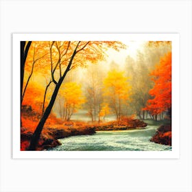 Autumn Forest 9 Art Print