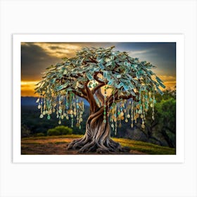 Tree Of Money 6 Art Print