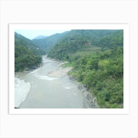 River 4 By Binod Dawadi Art Print