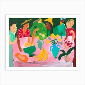 Table Of Fruit Art Print