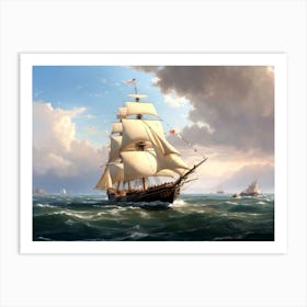 Marine Art Of The 19th Century Art Print