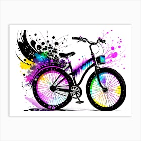 Colorful Bike 3 Art Print