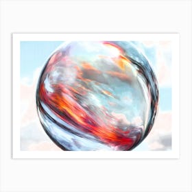 Ball Of Fire Art Print