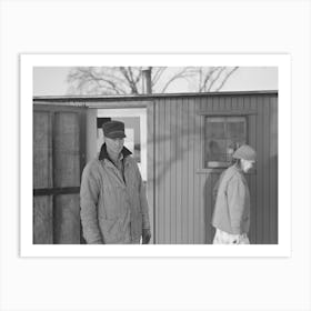 Untitled Photo, Possibly Related To Mr And Mrs Marcus Miller And Dog, Spencer, Iowa By Russell Lee Art Print