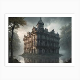 Haunted House Art Print