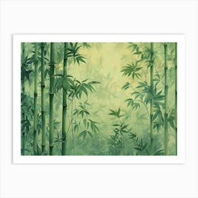 Bamboo Forest (5) Art Print