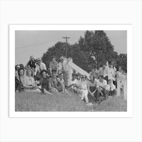 Untitled Photo, Possibly Related To Two Boys Leaning On Fence Watching Parade, State Fair, Donaldsonville, Louisiana B Art Print