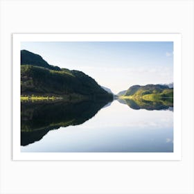 Reflection In A Lake Art Print