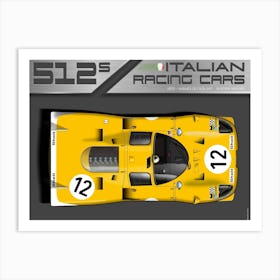 Ferrari 512S Le Mans No. 12 Art Print